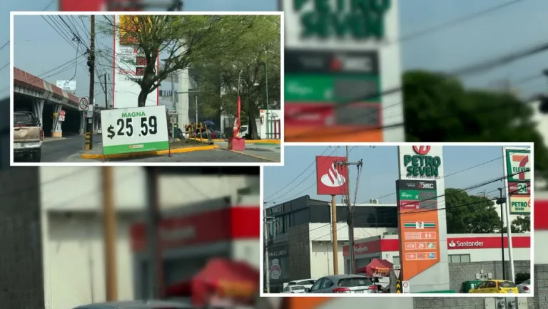 Gasolineras de Monterrey venden a 25 pesos el litro de magna superando el tope