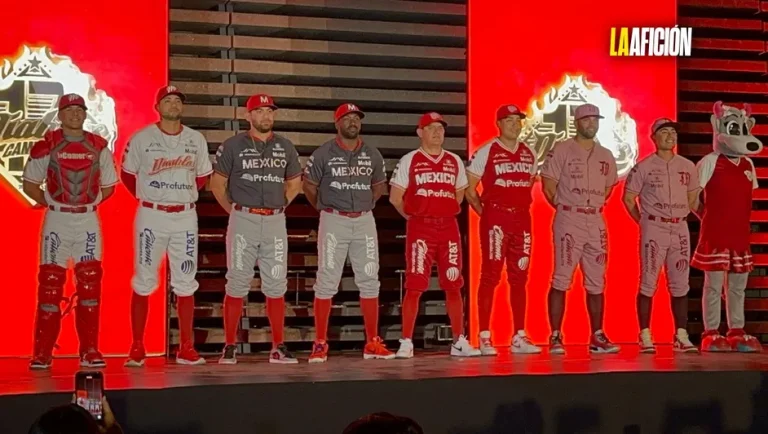 Diablos Rojos presentan nuevos uniformes para la temporada 2025