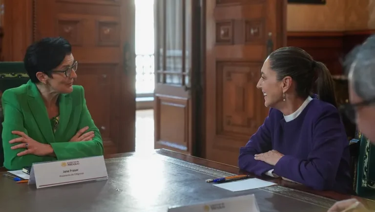 Sheinbaum se reúne con la directora de Citigroup en el Palacio Nacional