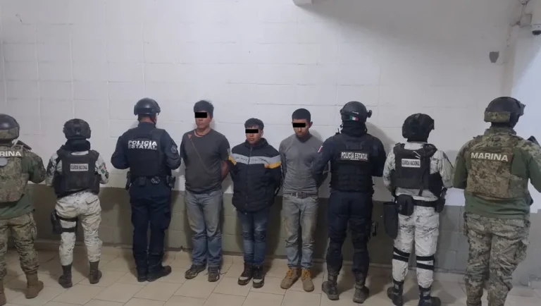 Presuntos miembros de la Familia Michoacana son detenidos en Edomex