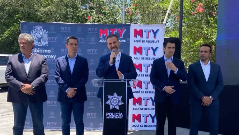 Gobierno de Monterrey anuncia incremento salarial de policías; ganarán como mínimo 35 mil pesos