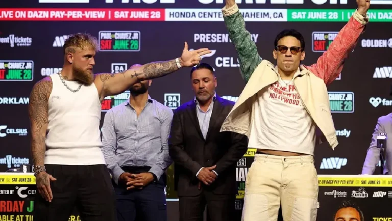 Esta es la fecha y horario de la pelea de Jake Paul vs Julio César Chávez Jr