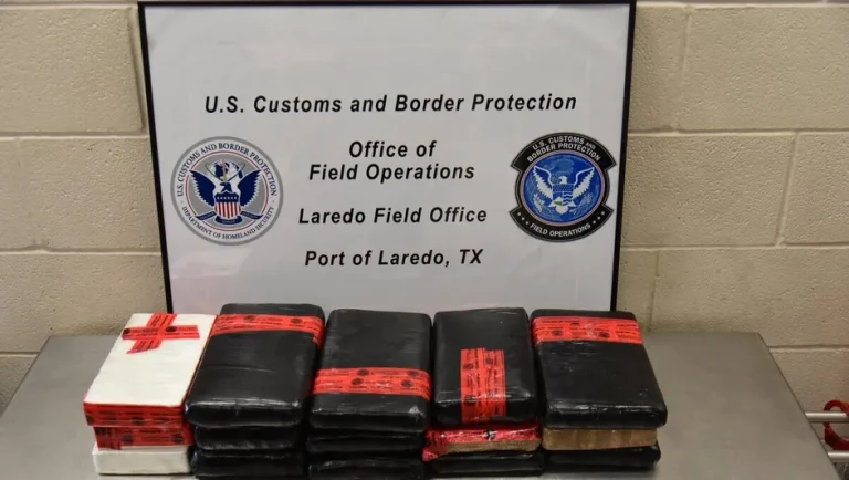 CBP decomisa más de medio millón de dólares en cocaína en cruce de Laredo, Texas