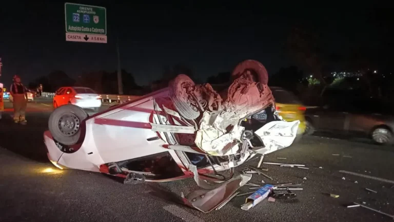 Mujer muere tras accidente vial en Miguel de la Madrid en Guadalupe, NL
