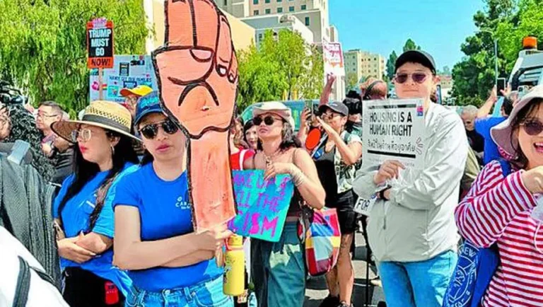 Comunidad migrante y organizaciones sociales pararon labores ante redadas en Los Ángeles