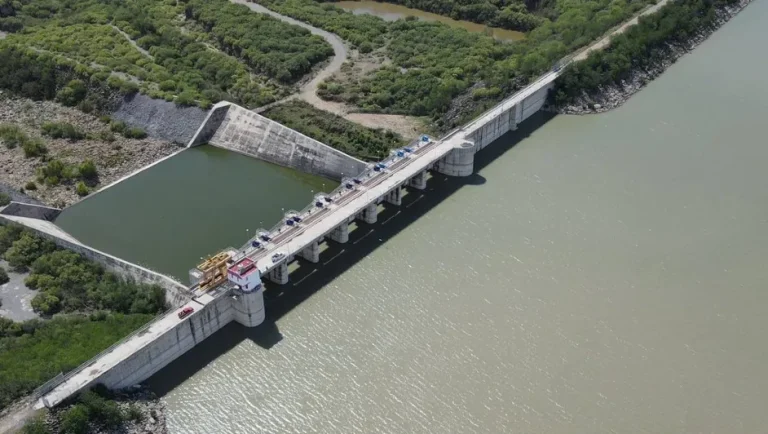 Presa El Cuchillo registra baja en su nivel tras una semana de trasvase