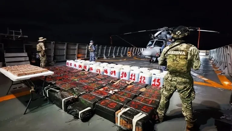 Marina decomisa más de 60 toneladas de droga en el mar durante el sexenio