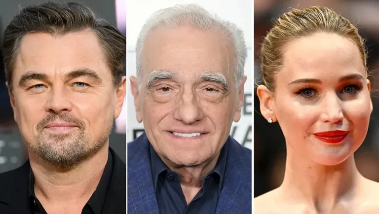Presentan primeras imágenes del filme de Scorsese con DiCaprio y Lawrence