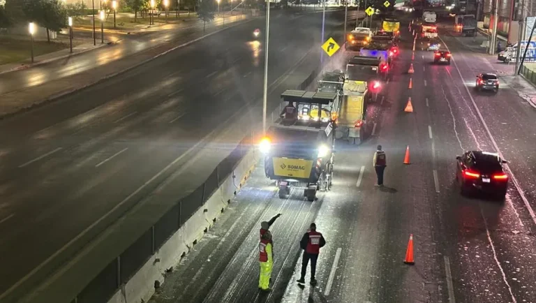 Arrancan obras de pavimentación en Carretera Nacional en Monterrey