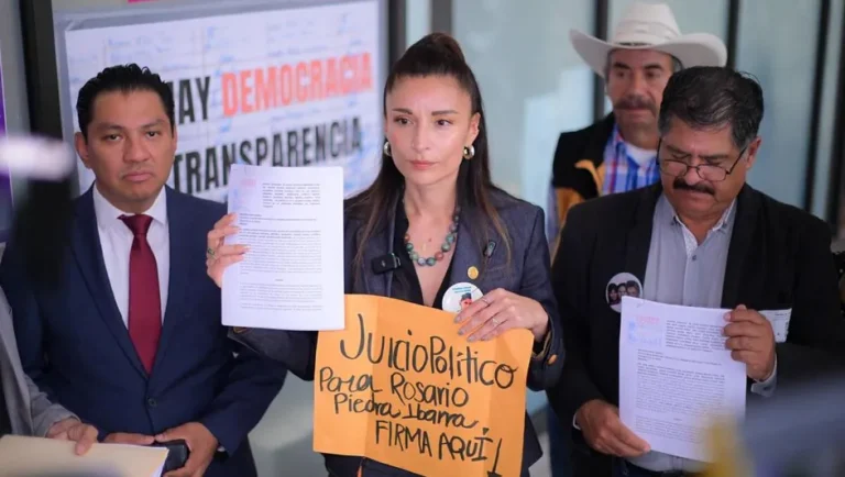 Presentan primeras cuatro denuncias de juicio político contra Rosario Piedra