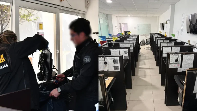 Desmantelan red de call centers de extorsión en Edomex; detienen a 102