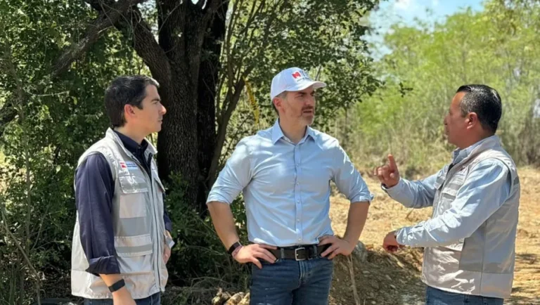 Obras en El Huajuco registran 86% de avance, asegura Adrián de la Garza