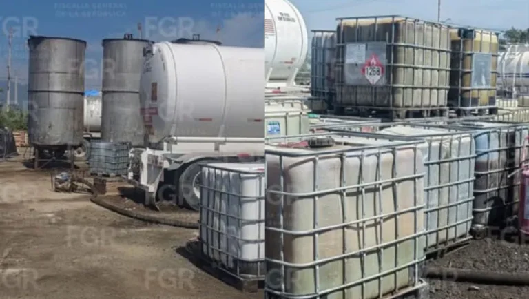 Cateo en Salinas Victoria deja 467 mil litros de hidrocarburo y 33 tractocamiones asegurados