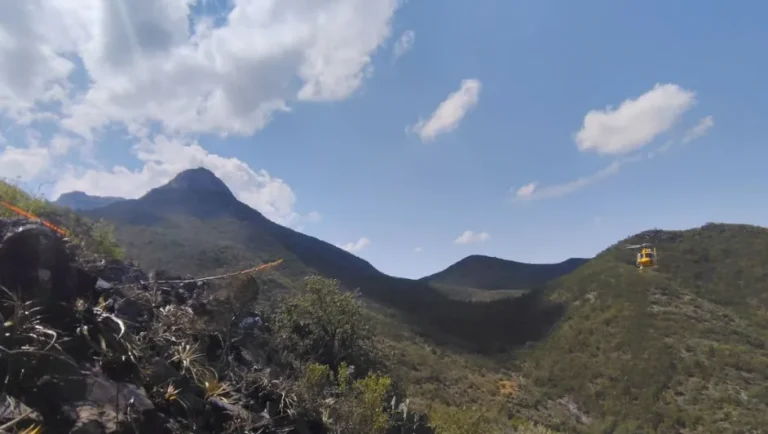 Brigadistas reanudan combate a incendio en Cerro de Picachos