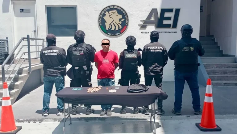 Detienen en Monterrey a presunto secuestrador con dosis de droga