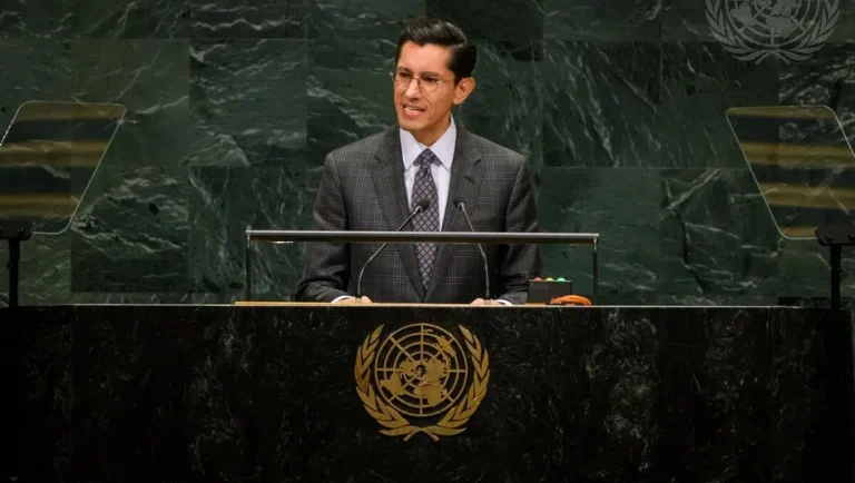 Velasco destaca ante la ONU reducción de homicidios y avances en seguridad en México