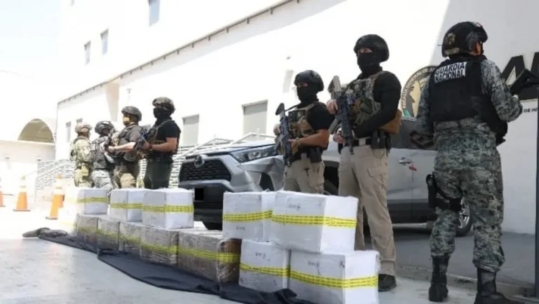 Identifican a sinaloenses detenidos con 200 kilos de cristal tras balacera en Monterrey