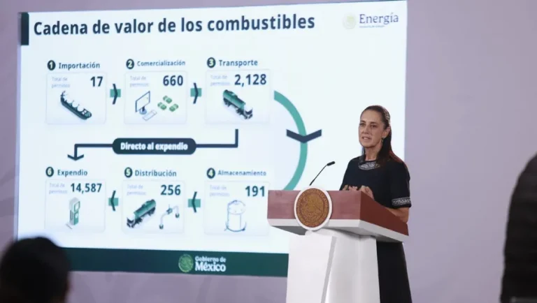 Señala Sheinbaum a Nuevo León entre los estados con mayor presencia de huachicol fiscal